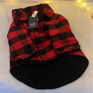 GAP Flannel Dog Shirt NWT